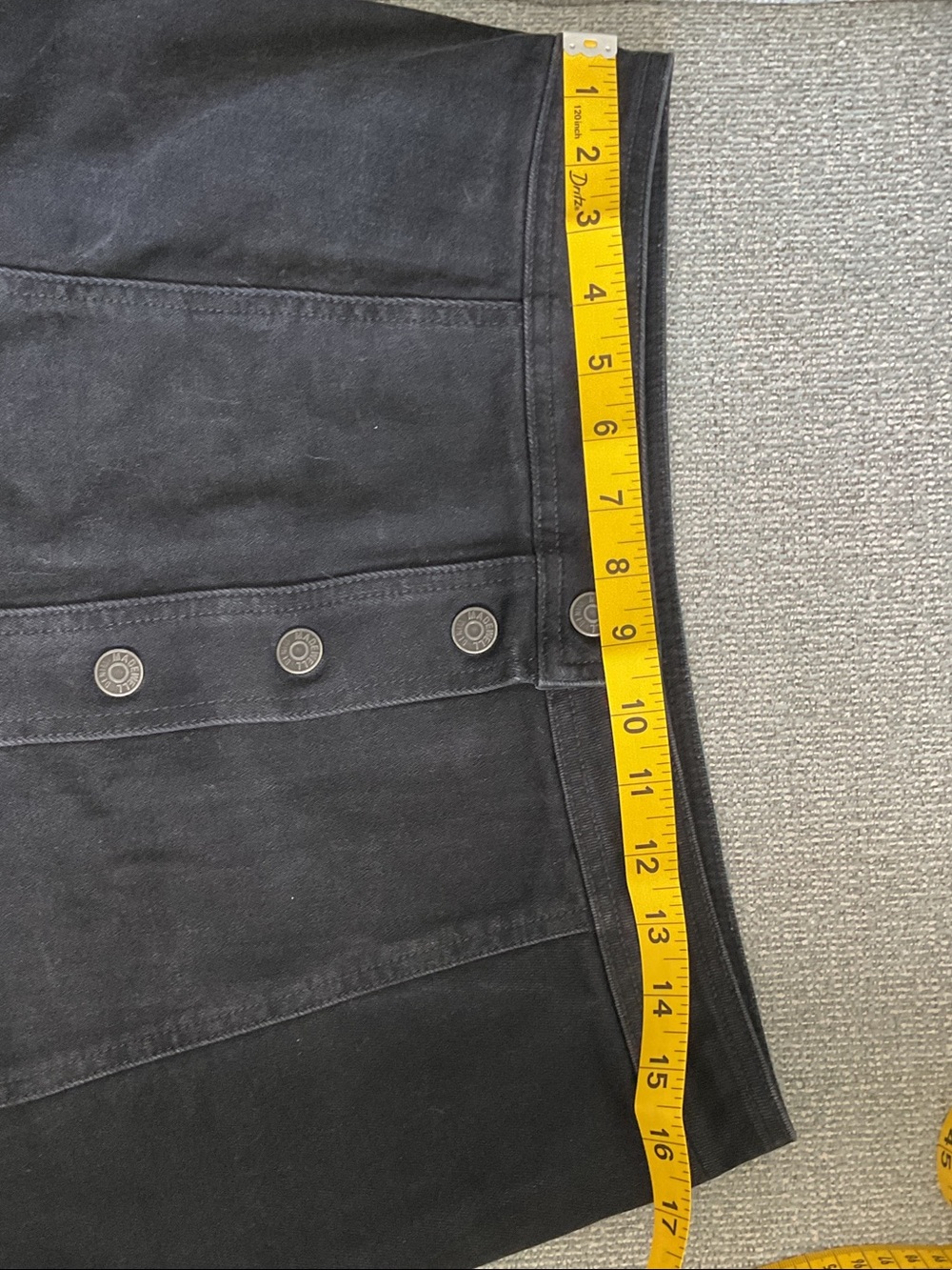 Madewell Black Button-Front Mini Skirt | 10 - Picture 7 of 11